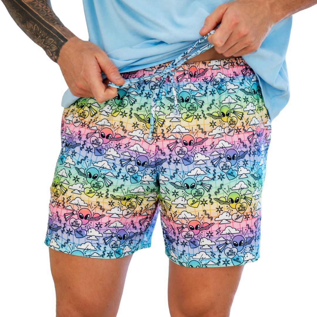 Alien Doodle Out Of This World Mens Shorts *SUPER LIMITED*