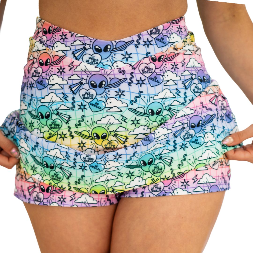 Alien Doodle Out of This World Skort *SUPER LIMITED*