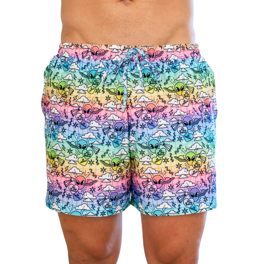 Alien Doodle Out Of This World Mens Shorts *SUPER LIMITED*