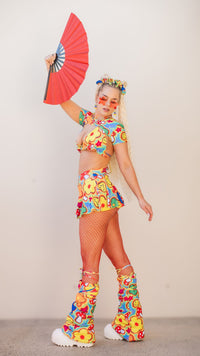 Thumbnail for Tripsitter Cheeky Rave Skirt with Built in Bottoms