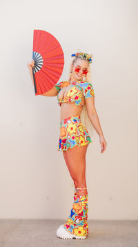 Thumbnail for Tripsitter Cheeky Rave Skirt with Built in Bottoms