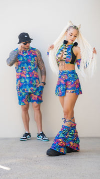 Thumbnail for Spectrum Buckle Skort with Pocket