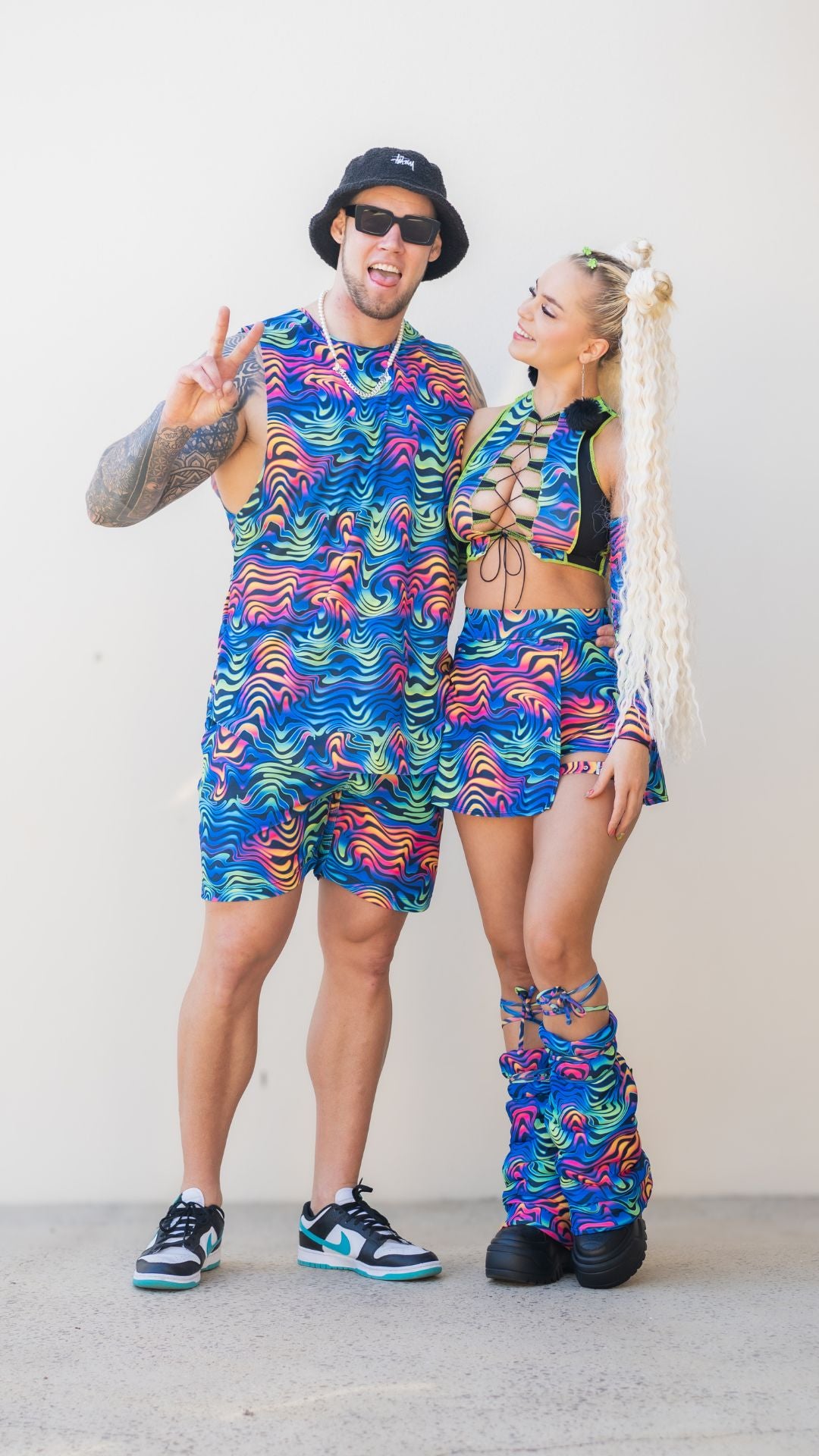 Spectrum Buckle Skort with Pocket