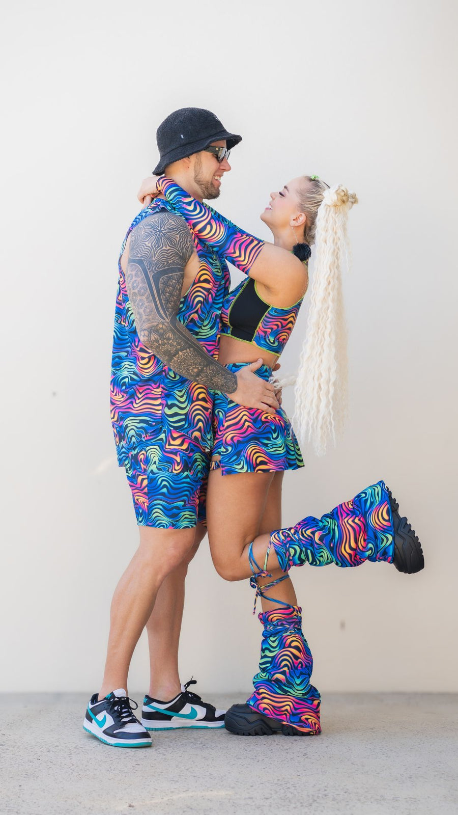 Spectrum Buckle Skort with Pocket