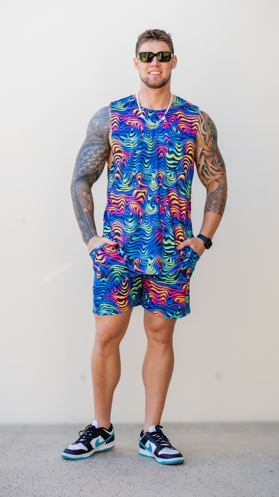 Spectrum Singlet Spectrum Mens Cutoff Singlet Dryfit Fabric – TrueColours