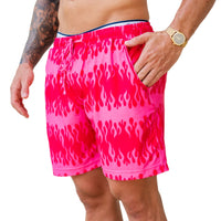 Thumbnail for Red Flame Mens Shorts Board Short Length PRE-ORDER