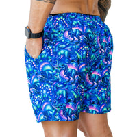 Thumbnail for Neon Dino Mens Shorts Board Short Length PRE-ORDER