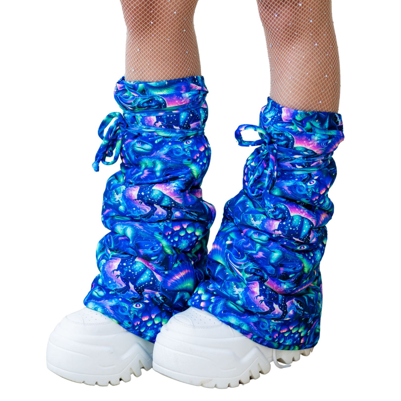 Neon Dino LEG WARMERS PRE-ORDER