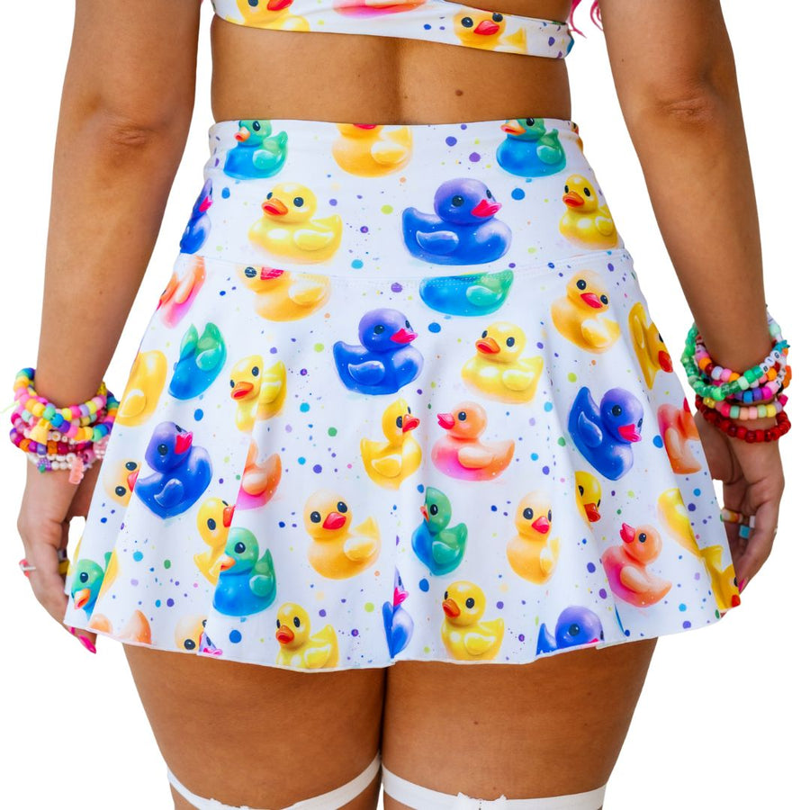 Duckies" A-line Pocket Skort