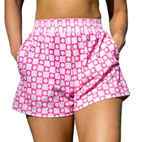 Thumbnail for Its Giving Barbie Comfy Shorts