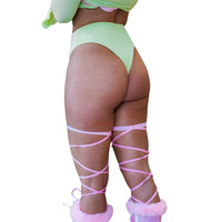 Thumbnail for Melon High Waisted Bikini Bottoms