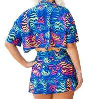 Thumbnail for Spectrum Buckle Skort with Pocket