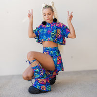 Thumbnail for Spectrum Buckle Skort with Pocket