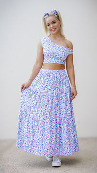 Thumbnail for Gingham Hearts Off The Cuff Top