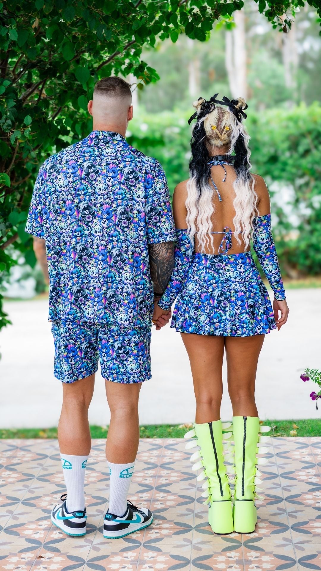 ✨COMING SOON✨ Scare-Bear Mens Shorts Board Short Length (UV REACTIVE)