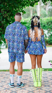 Thumbnail for ✨COMING SOON✨ Scare-Bear Mens Shorts Board Short Length (UV REACTIVE)