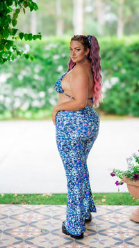 Thumbnail for ✨COMING SOON✨ Scare-Bear Drawstring Flares (UV REACTIVE)