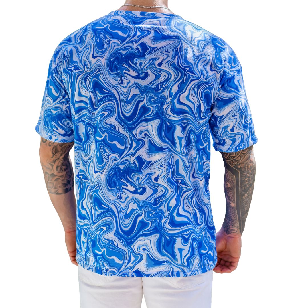 Blue Marble Mens Shirt