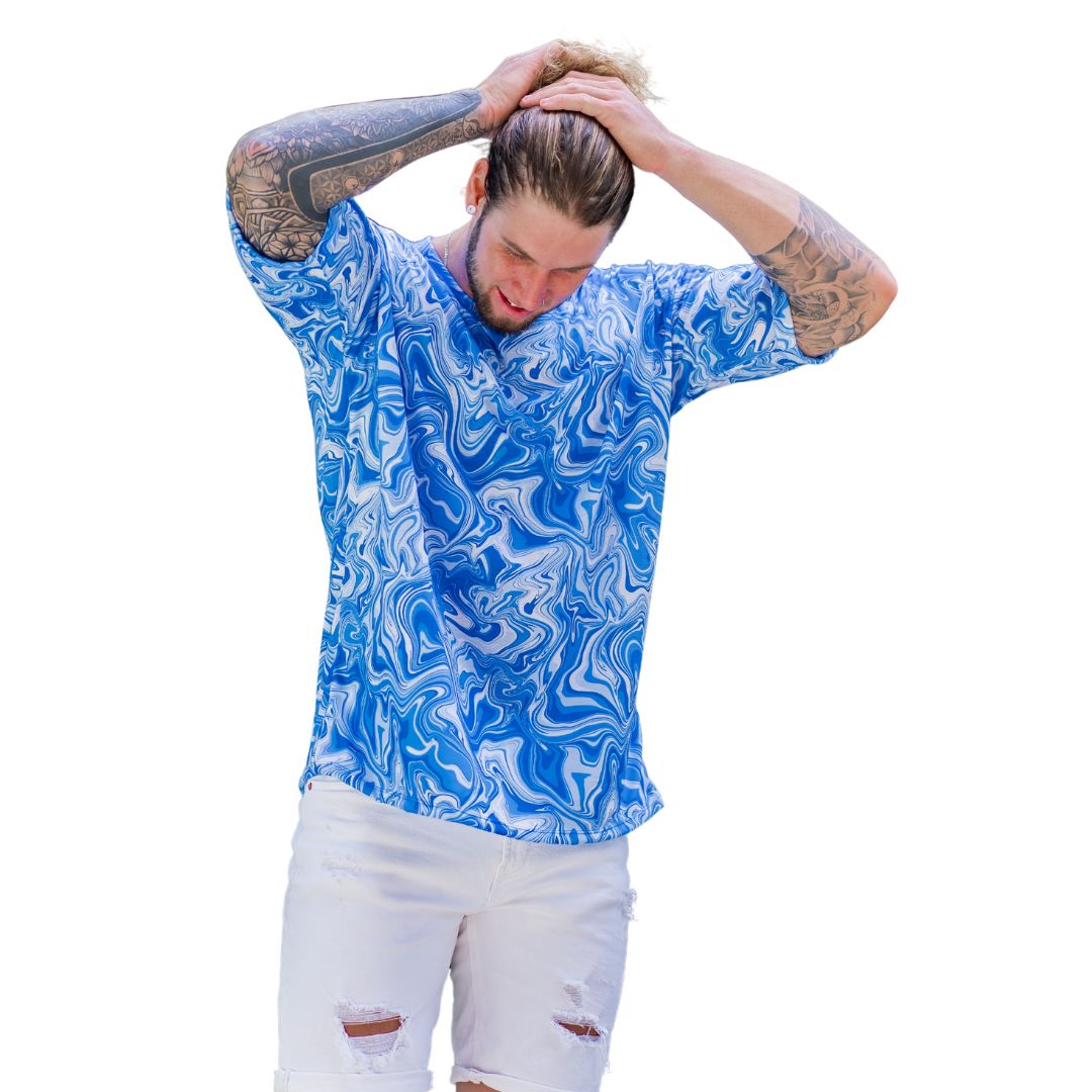 Blue Marble Mens Shirt