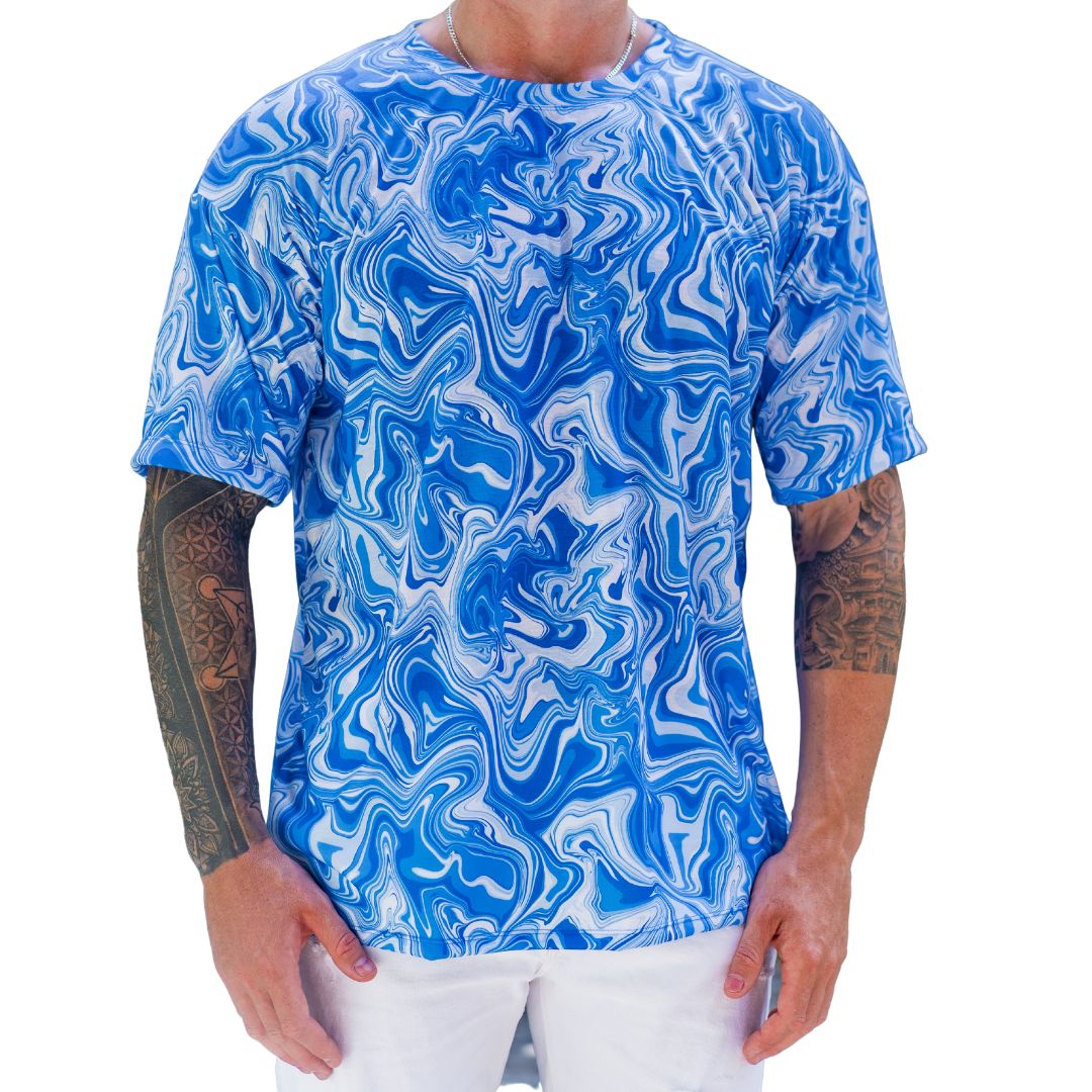 Blue Marble Mens Shirt