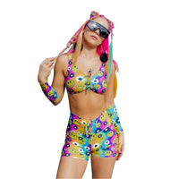 Thumbnail for Rainbow Hippie Ruch Front Top