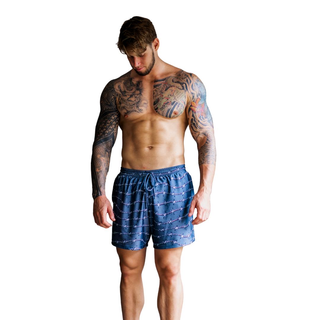 Barbed Wire Mens Shorts