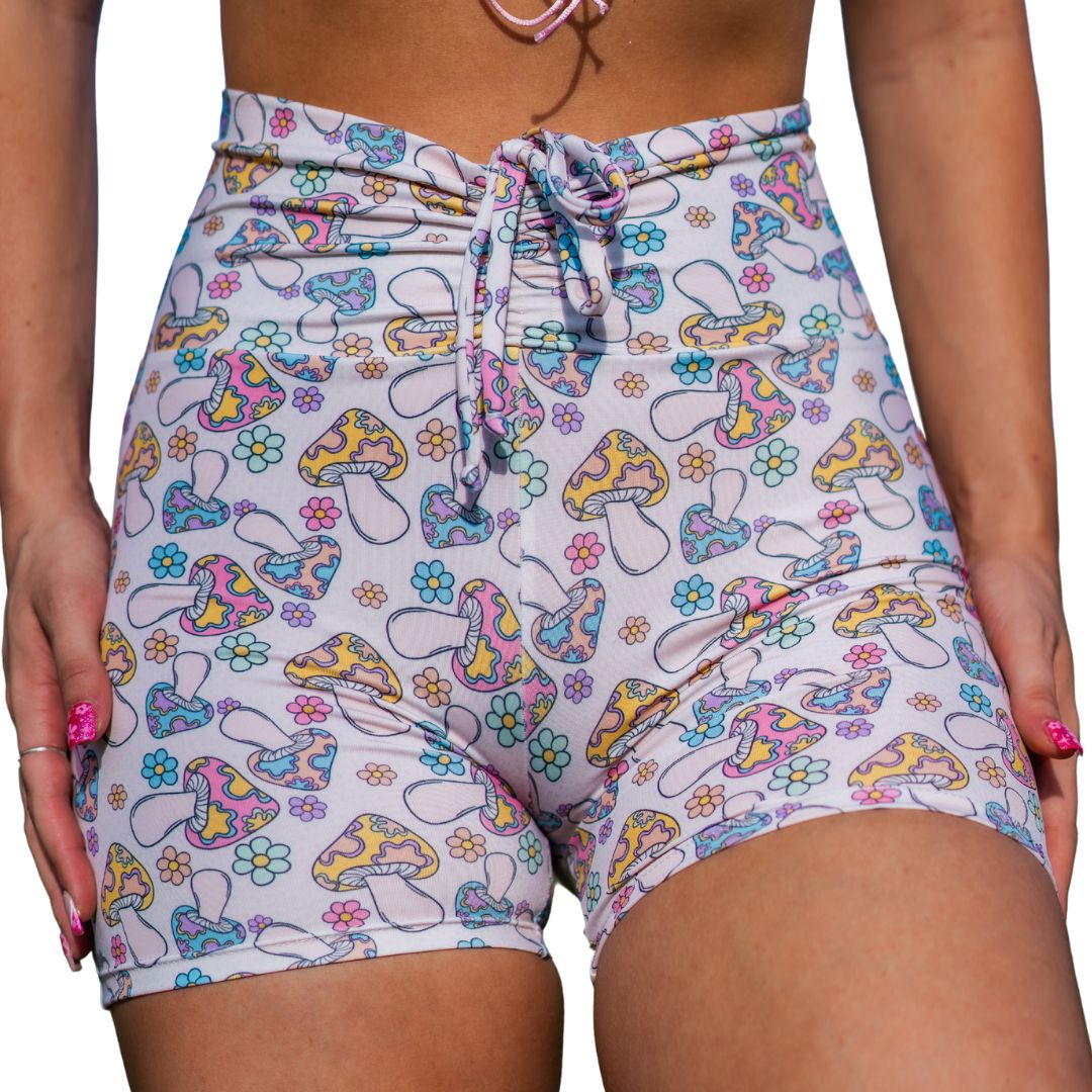 Mushie Garden Drawstring Shorts