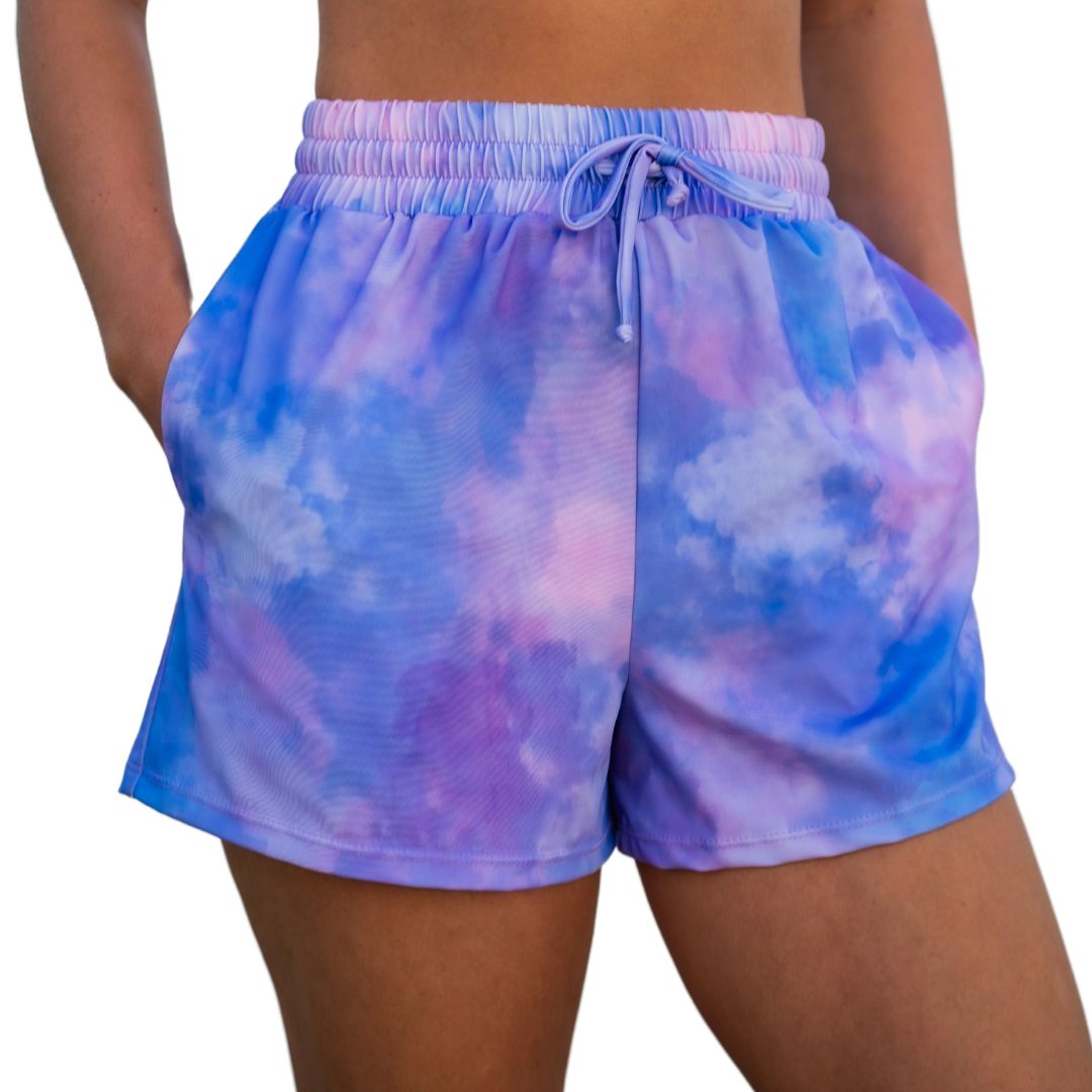 Purple Cloud Comfy Shorts