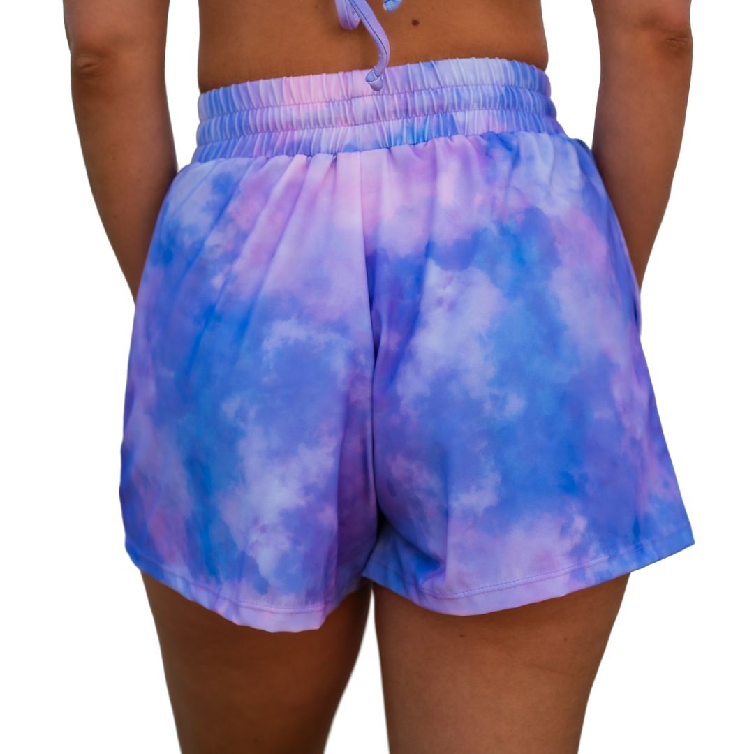 Purple Cloud Comfy Shorts