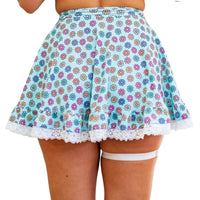 Thumbnail for Miss Daisy Wrap Skirt with Lace Detail