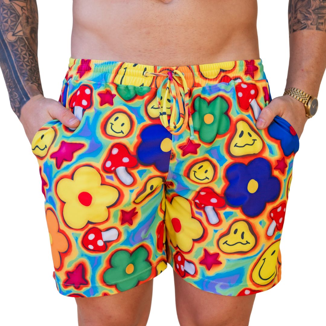 Tripsitter Mens Shorts Board Short Length