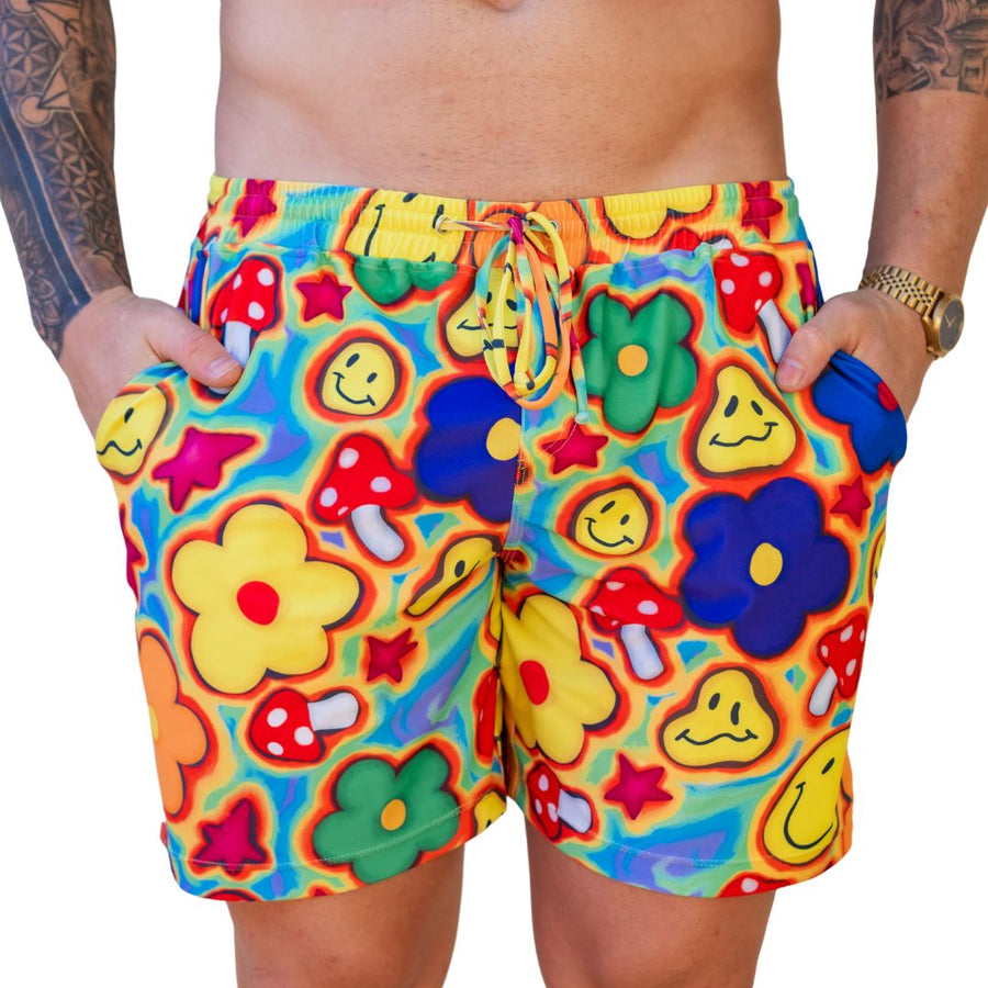 Tripsitter Mens Shorts Board Short Length