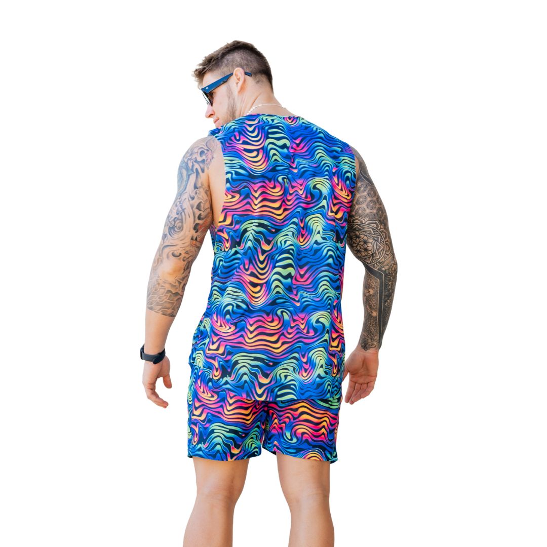 Spectrum Mens Cutoff Singlet Dryfit Fabric