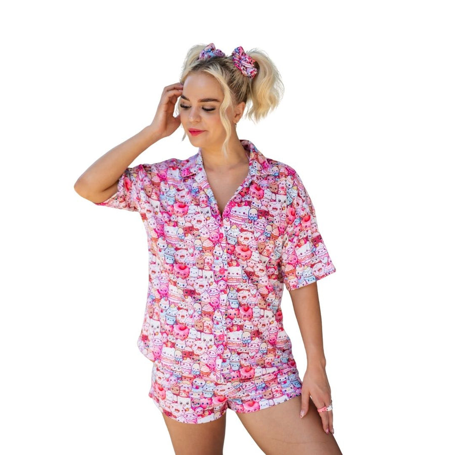 Kawaii Treats Matchy Set - Button up and Shorts