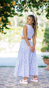 Thumbnail for Gingham Hearts Off The Cuff Top