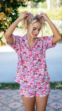 Thumbnail for Kawaii Treats Matchy Set - Button up and Shorts