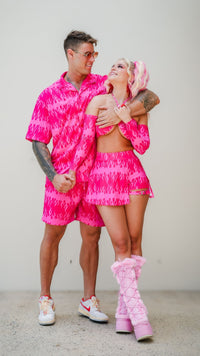 Thumbnail for Red Flame Mens Shorts Board Short Length PRE-ORDER