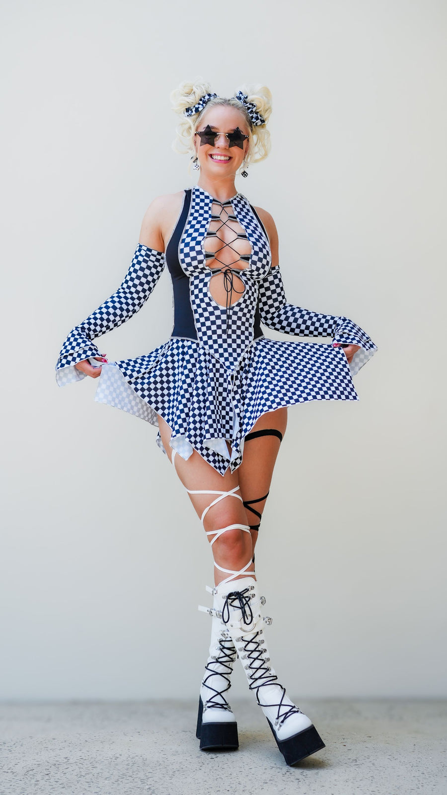 Racer Pixie Dress and Sleeves Set PRE-ORDER