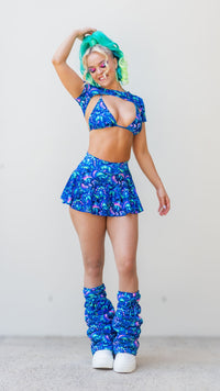 Thumbnail for Neon Dino Short Sleeve Shrug  PRE-ORDER