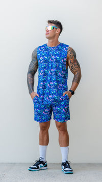 Thumbnail for Neon Dino Mens Shorts Board Short Length PRE-ORDER