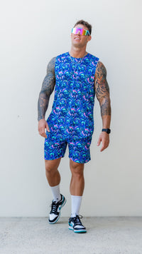 Thumbnail for Neon Dino Mens Shorts Board Short Length PRE-ORDER