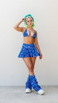 Thumbnail for Neon Dino Triangle Bikini Top PRE-ORDER