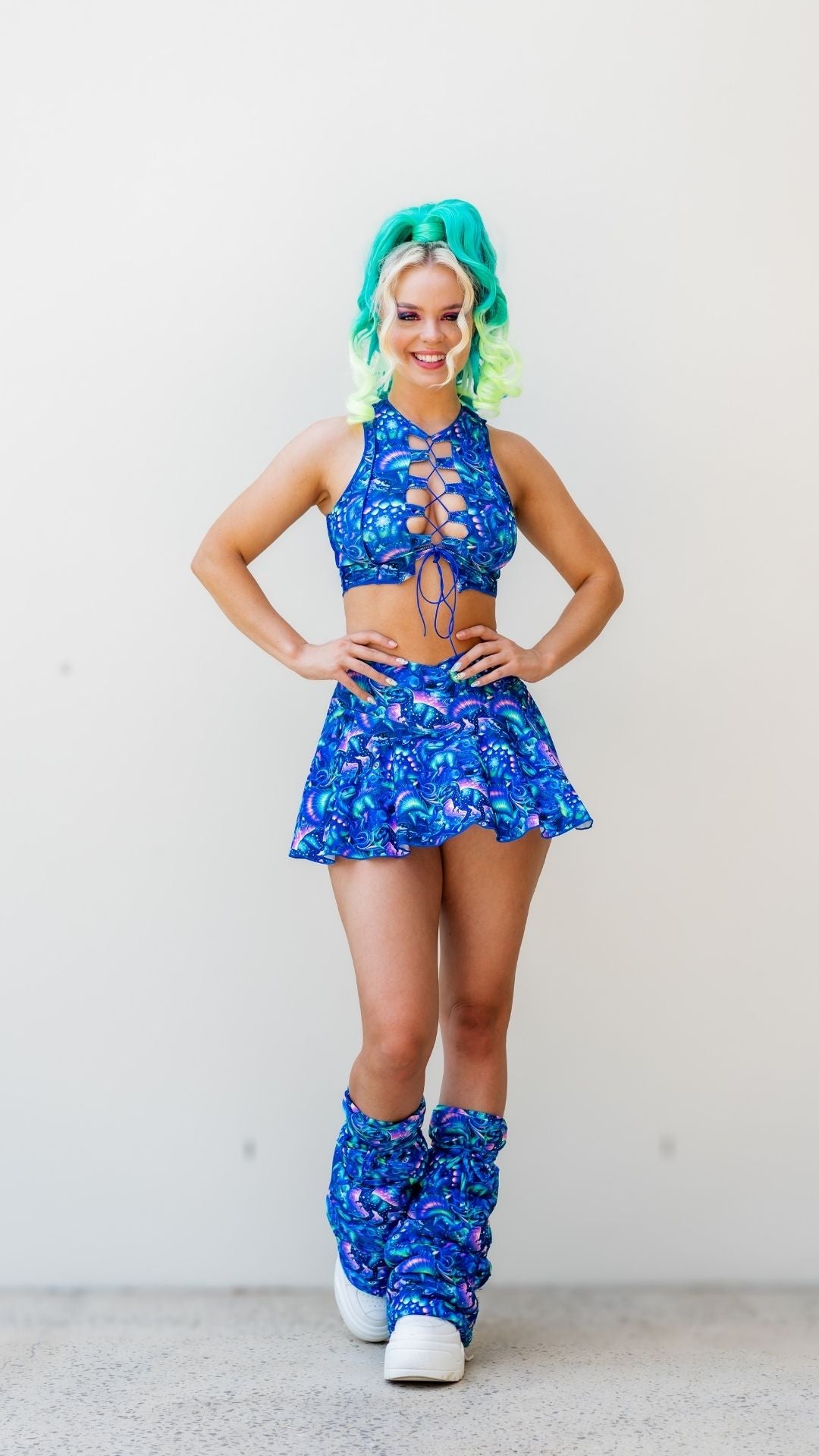 Neon Dino A-line Poket Skort PRE-ORDER