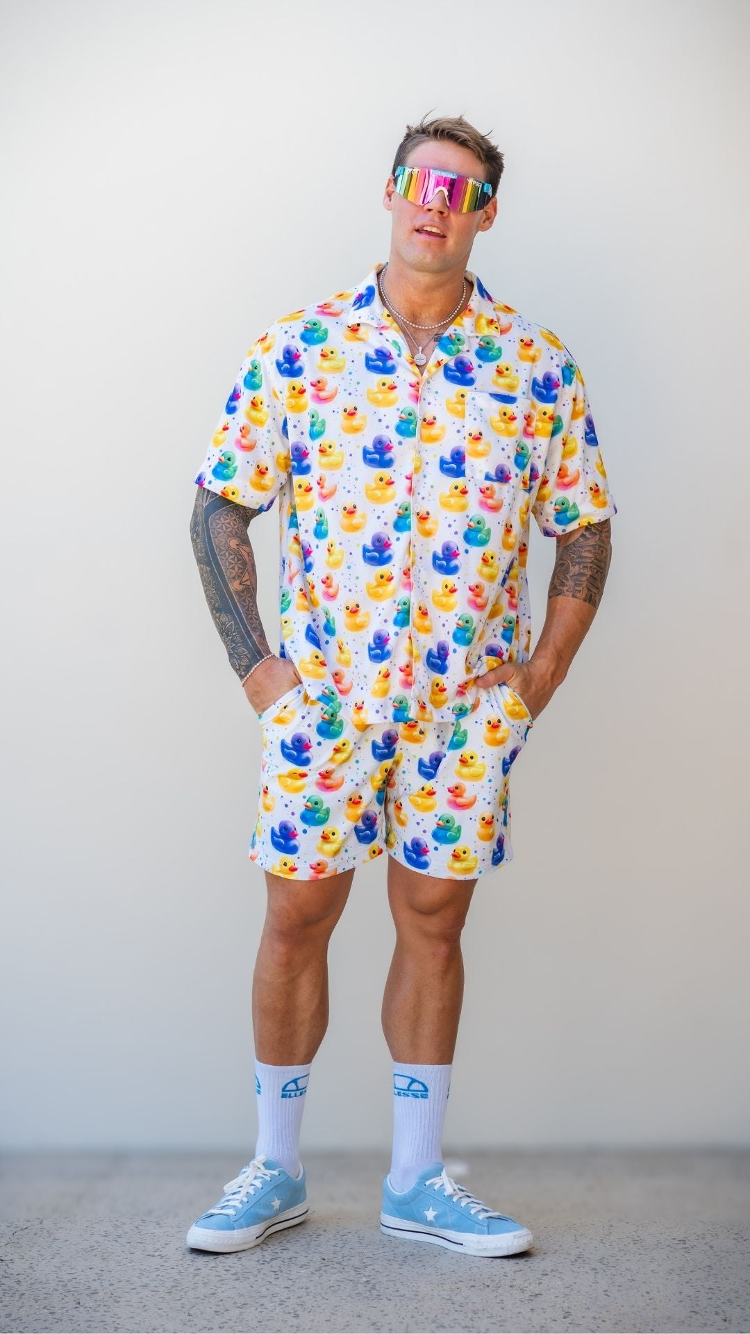 Duckies Mens Shorts Board Short Length