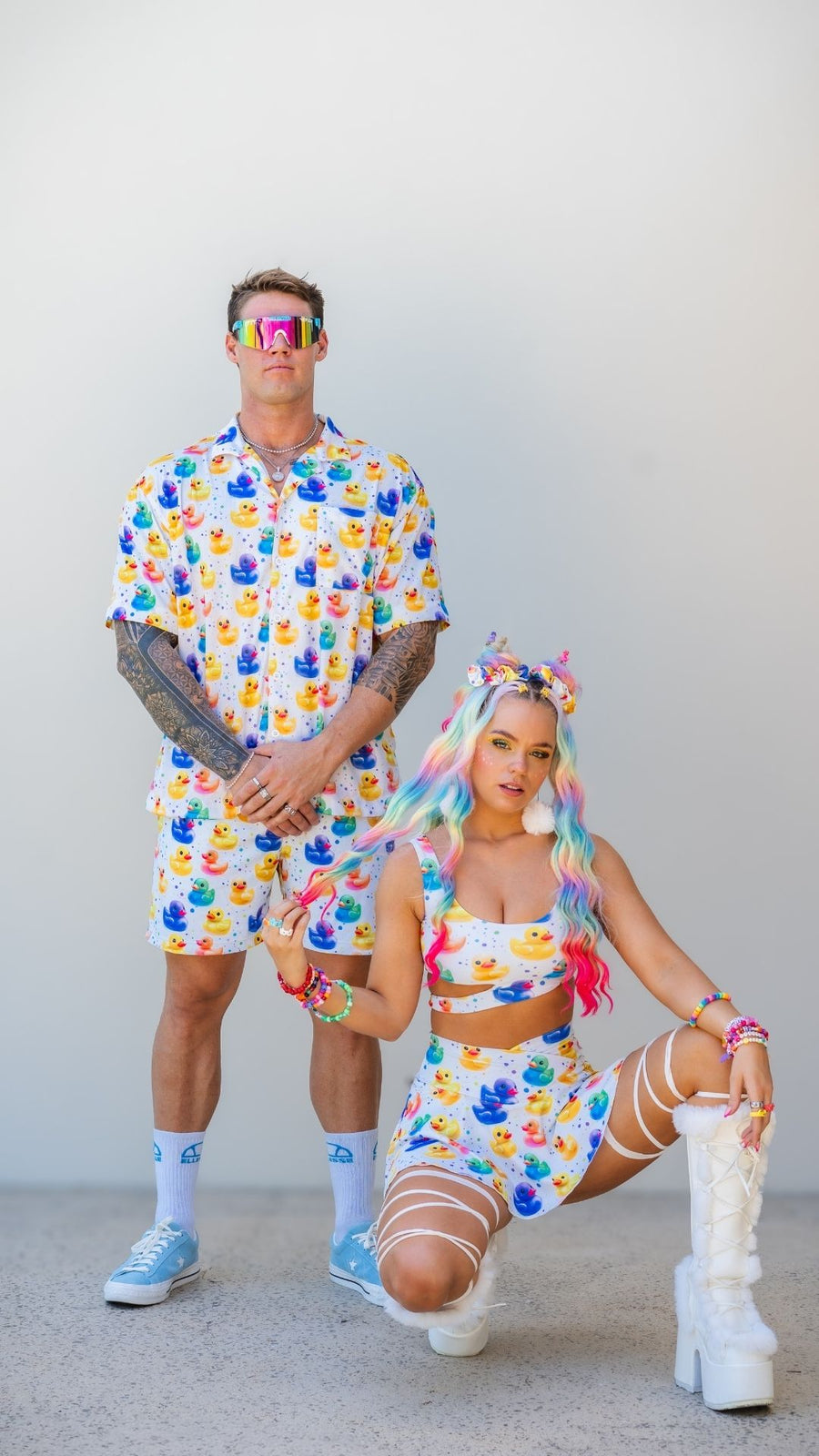 Duckies Mens Shorts Board Short Length