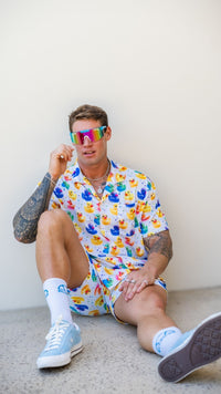 Thumbnail for Duckies Mens Shorts Board Short Length