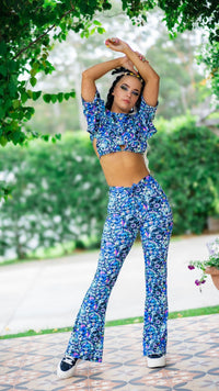 Thumbnail for ✨COMING SOON✨ Scare-Bear Drawstring Flares (UV REACTIVE)