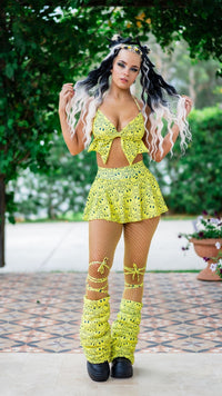 Thumbnail for ✨COMING SOON✨ All Smiles Cheeky Rave Skirt