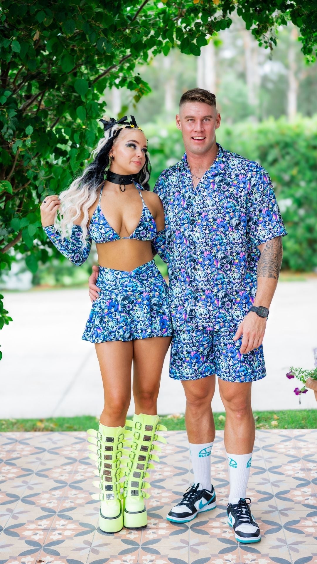 ✨COMING SOON✨ Scare-Bear Mens Shorts Board Short Length (UV REACTIVE)