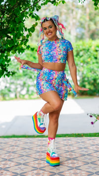 Thumbnail for ✨COMING SOON✨ Kandi Kid Suspender Skirt